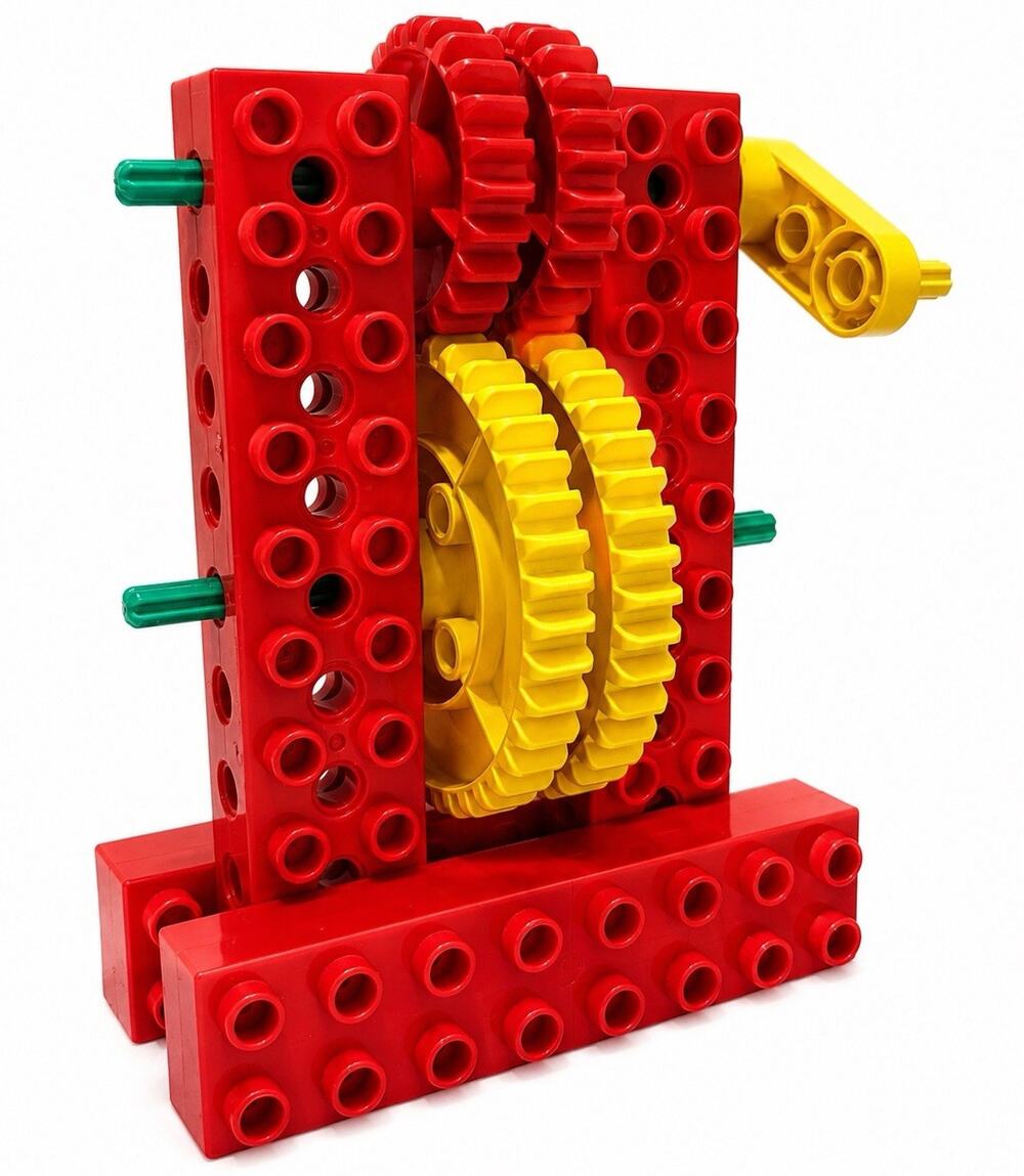 *RARE LEGO Dacta 9652 Fun Time Gears 1995 Complete Pieces Instructions Vintage